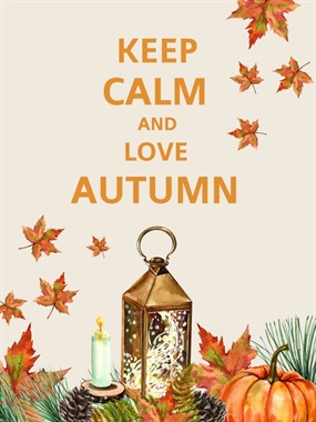 PS秋天海报背景素材